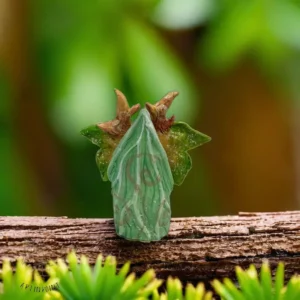 Totem of a Forest Dragon, made with clay.